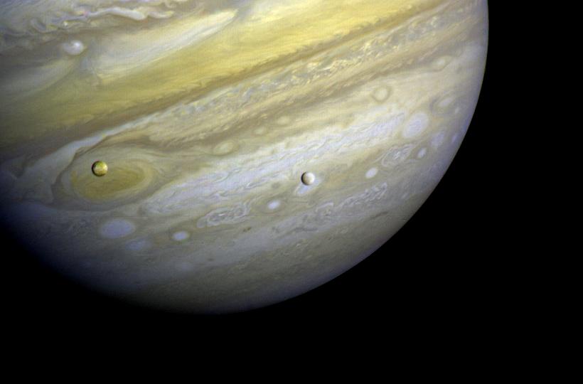 Jupiter mit Io_Transit und Europa